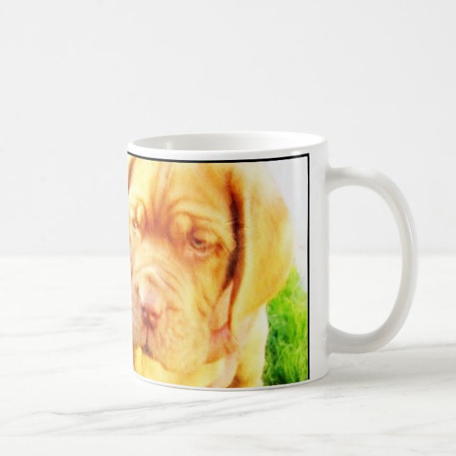 Taza De Café Perro de Burdeos cachorros (Derecha)
