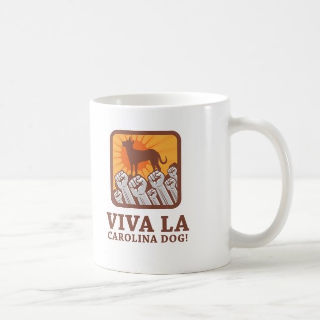 Taza De Café Perro de Carolina (Derecha)