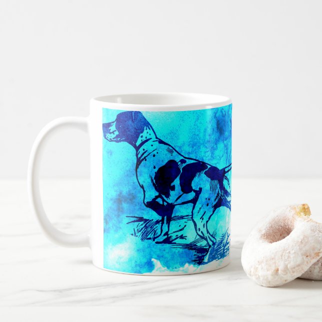 Taza De Café Perro de caza (Con donut)