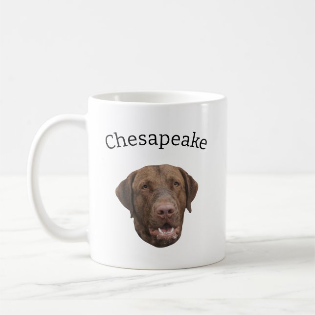 Taza De Café Perro de Chesapeake Bay Retriever (Izquierda)