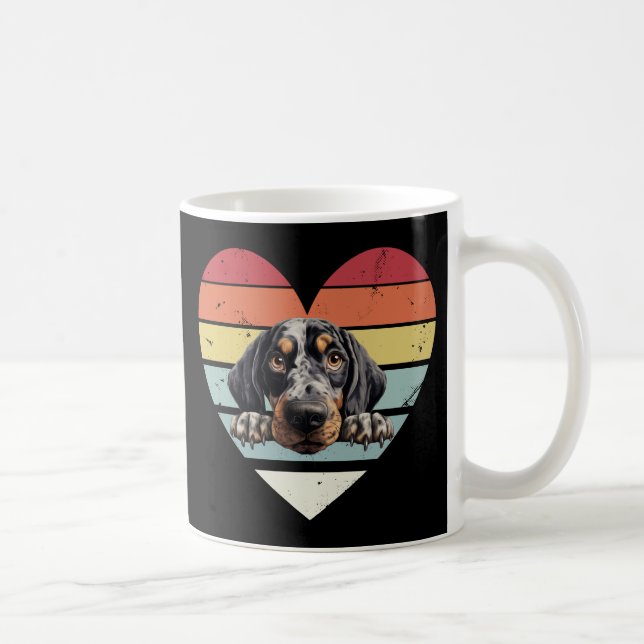 Taza De Café Perro de cola de Bluetick (Derecha)