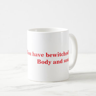 Taza De Café ☕ Perro de Dibujos Animados con Corazones Regalo p