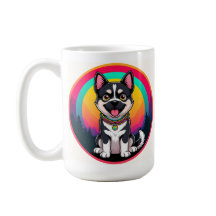 Perro de dibujos animados juguetón