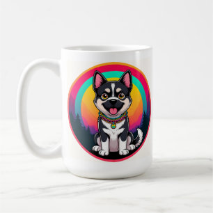 Taza De Café Perro de dibujos animados juguetón