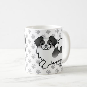 Taza De Café Perro De Dibujos Animados Lindo Spaniel Tibetano D