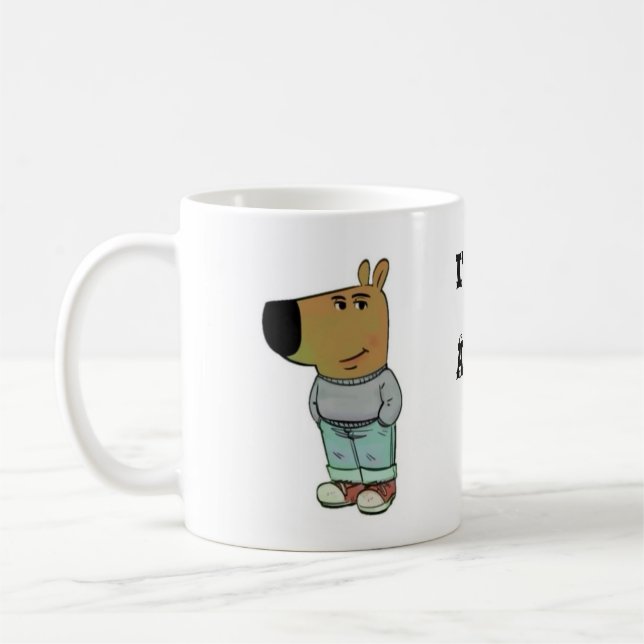 Taza De Café perro de dibujos animados mug (Izquierda)
