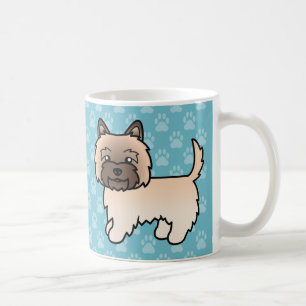 Taza De Café Perro de dibujos animados Wheaten Cairn Terrier