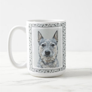 Taza De Café Perro de ganado australiano - Arte de perro origin