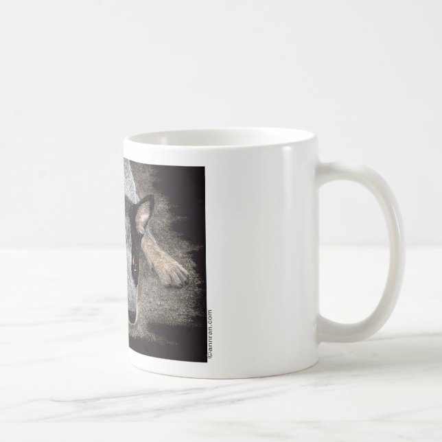 Taza De Café Perro de ganado bovino australiano Perro Perro Per (Derecha)