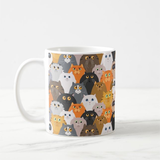 Taza De Café Perro de gatos (Izquierda)