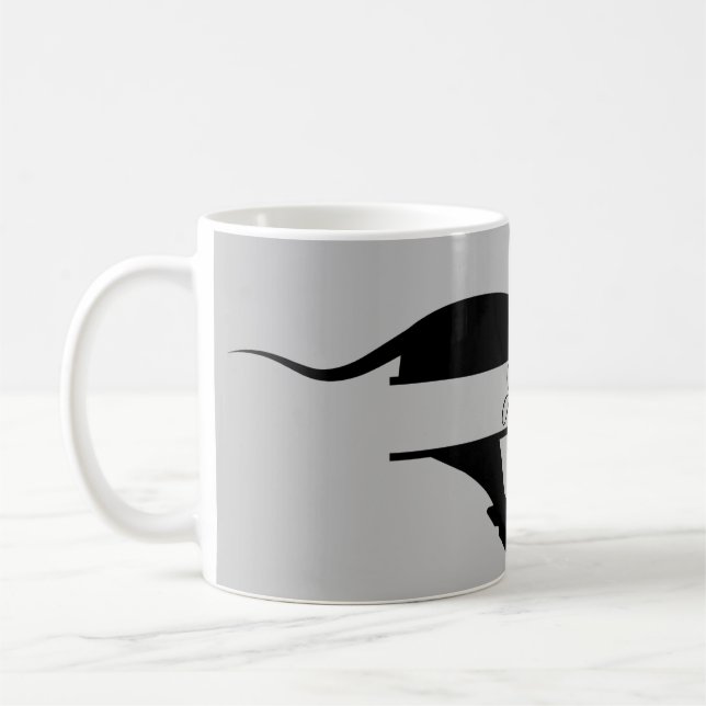 Taza De Café Perro de Greyhound personalizado Coffee Mug (Izquierda)