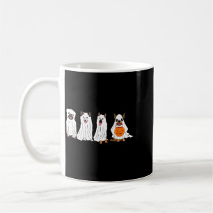 Taza De Café Perro de Halloween con calabaza Perro de Halloween
