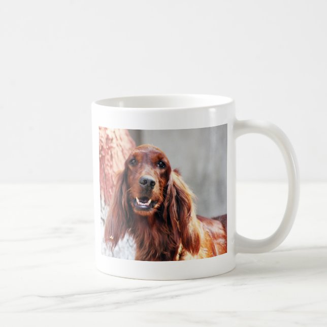 Taza De Café Perro de Irish Setter (Derecha)