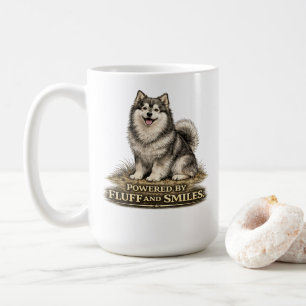 Taza De Café Perro de Laponia Finlandés – Impulsado por pelusa