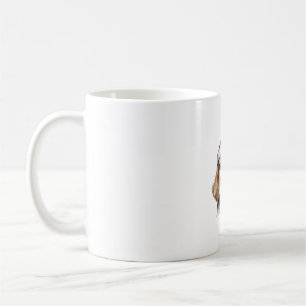 Taza De Café Perro de los Navidades Beagle