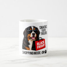 Perro de montaña bernés divertido comprando el Vie