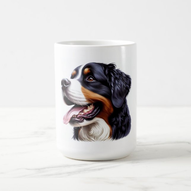 Taza De Café Perro de montaña de Bernese (Centro)