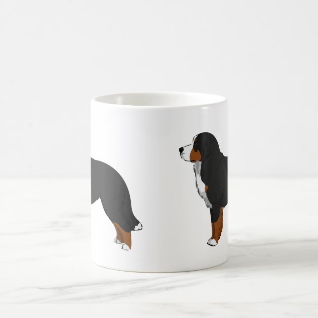 Taza De Café Perro de montaña de Bernese (Centro)