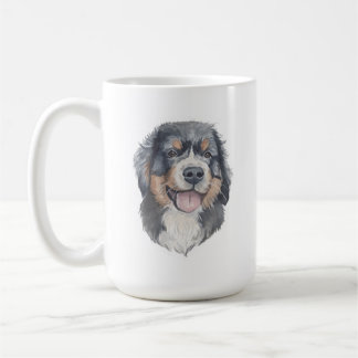 Taza De Café Perro de montaña de Bernese | 15 oz