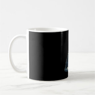 Taza De Café Perro de montaña iluminado por la luna retriever d