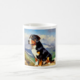 Taza De Café Perro de montaña suizo mayor