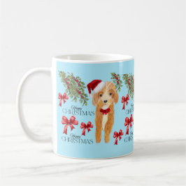 Taza De Café Perro de Navidades Cute