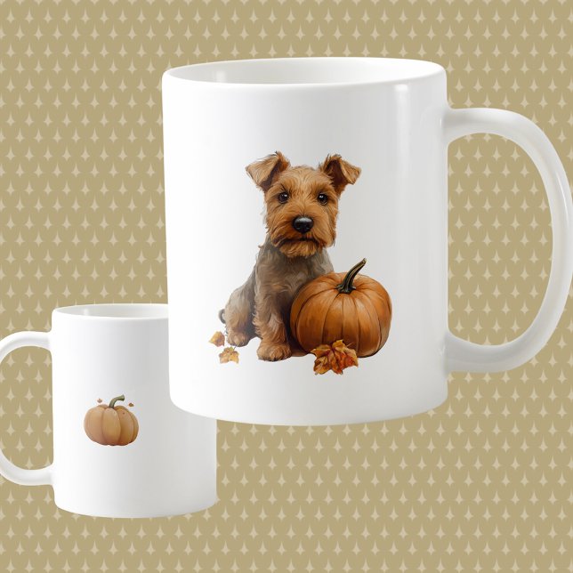 Taza De Café Perro de otoño Mug (Subido por el creador)