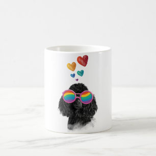 Taza De Café Perro de perro cangrejo con El día de San Valentín