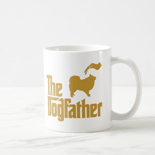 Taza De Café Perro de Pomerania japonés (Derecha)