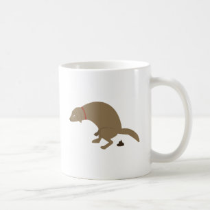 Taza De Café Perro de Pooping