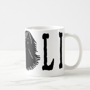 Taza De Café Perro de Puli con el texto de Puli