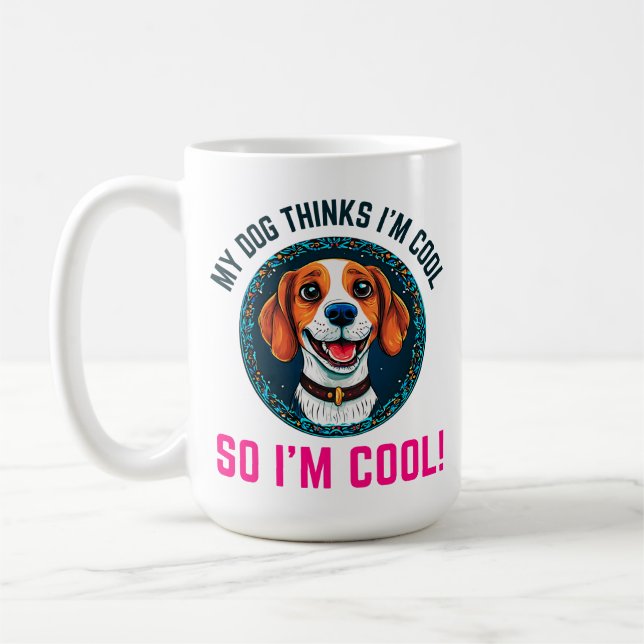 Taza De Café Perro de remolino (Izquierda)