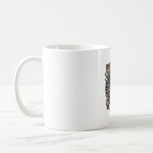 Taza De Café Perro de Rescate Patriótico