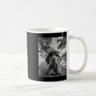 Taza De Café Perro de selfie divertido Vizsla Vacaciones de ver