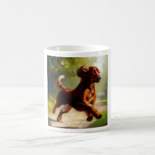 Taza De Café Perro de Setter Irlandés