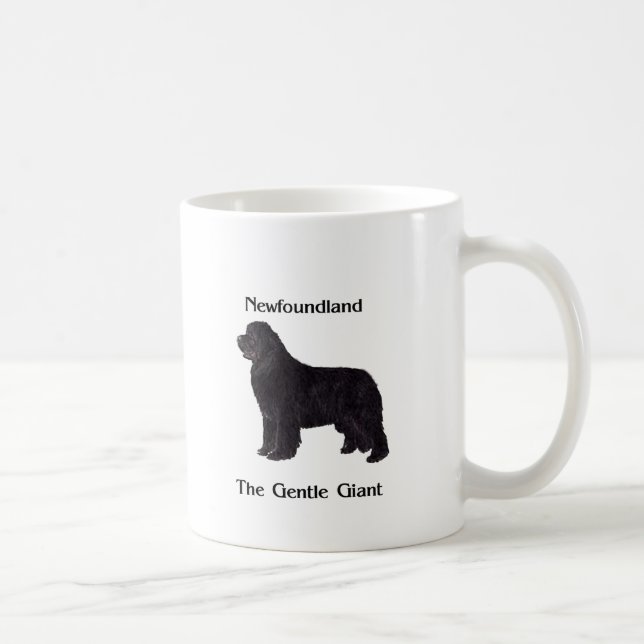 Taza De Café Perro de Terranova el gigante apacible (Derecha)