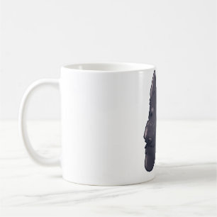 Taza De Café Perro de terror escocés Magia