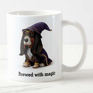 Taza De Café Perro del asistente para el enlace de base para la