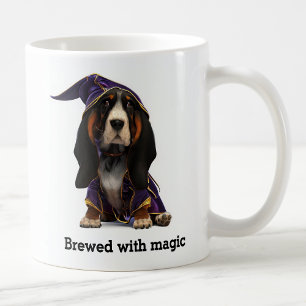 Taza De Café Perro del asistente para el enlace de base para la
