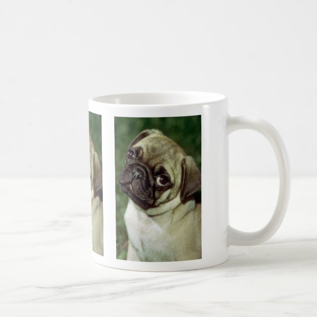 Taza De Café Perro del barro amasado (Derecha)
