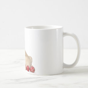 Taza De Café Perro del barro amasado del navidad