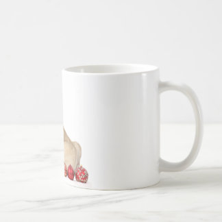 Taza De Café Perro del barro amasado del navidad
