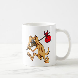 Taza De Café Perro del dibujo animado del vago del hobo