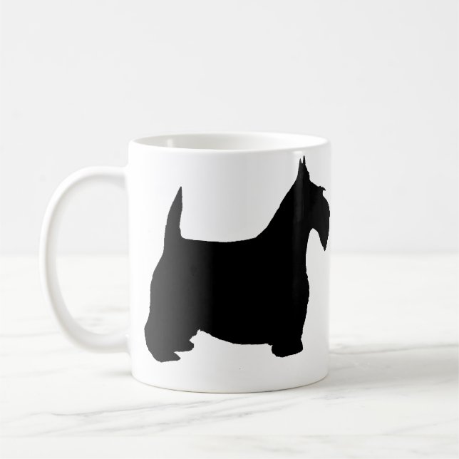 Taza De Café Perro del escocés (Izquierda)