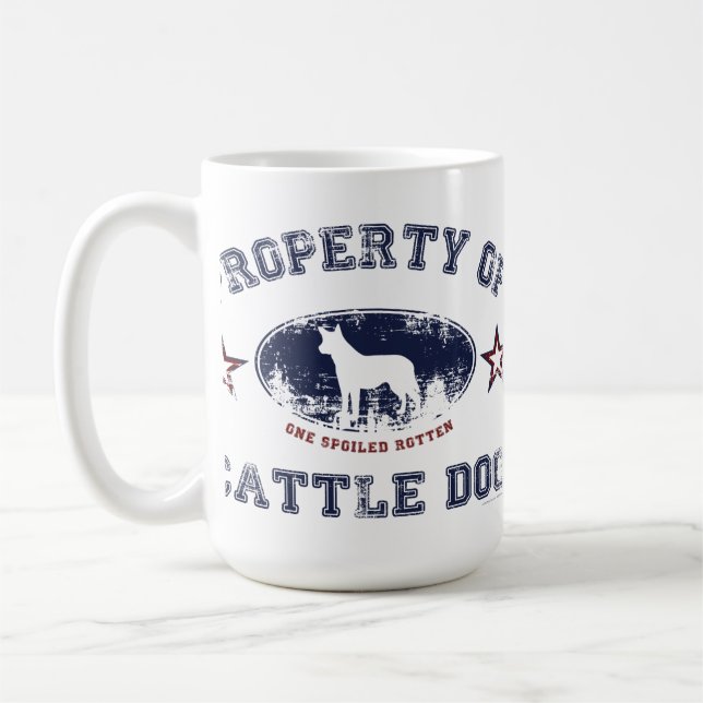 Taza De Café Perro del ganado (Izquierda)