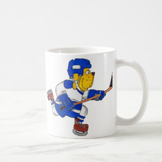 Taza De Café Perro del hockey