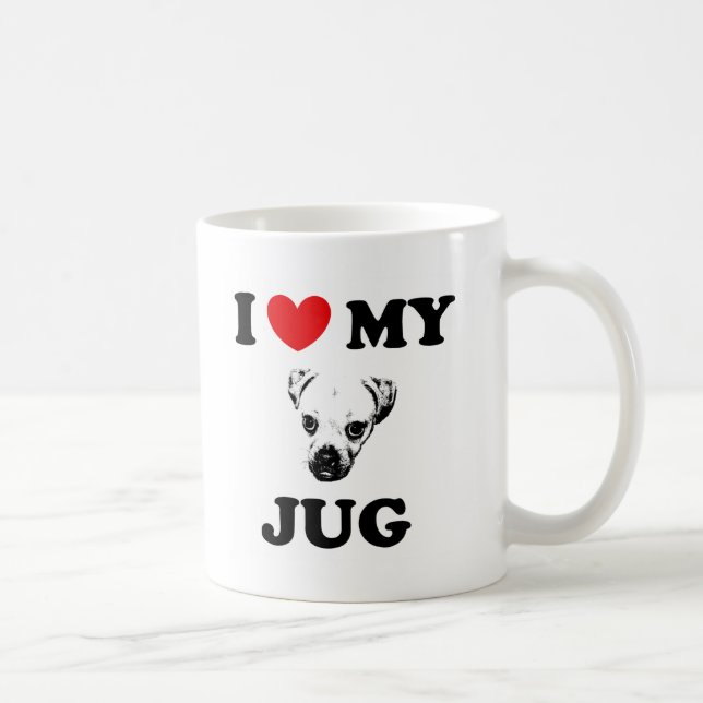 Taza De Café perro del jarro (Derecha)