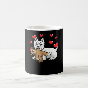 Taza De Café Perro del territorio de la región montañosa del 