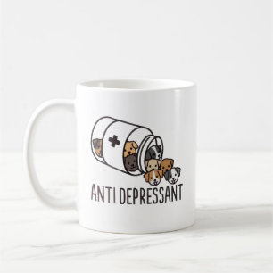 Taza De Café Perro Divertido Bendice Zen Chihuahua Perro Papá M