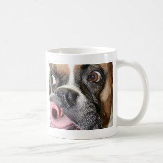 Taza De Café Perro divertido del boxeador
